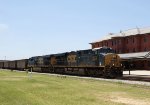 CSX 908 leads an empty coal train northbound